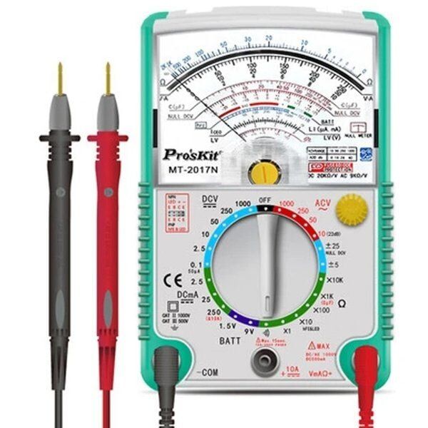 Proskit MT-2017N Korumalı Analog Multimetre Ölçü Aleti