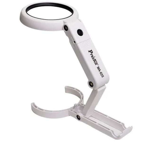 Proskit MA-025 Katlanabilir Usb Ledli Büyüteç