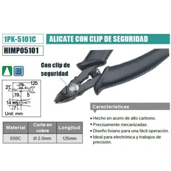 Proskit 1PK-5101-C Mikro Elektronikçi Antistatik Yankeski