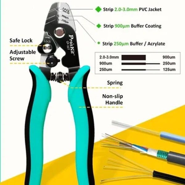 Proskit CP-327 Fiber Optik Kablo Soyucu Pense