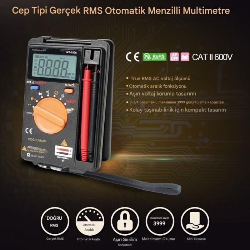 Proskit MT-1506 Dijital Multimetre