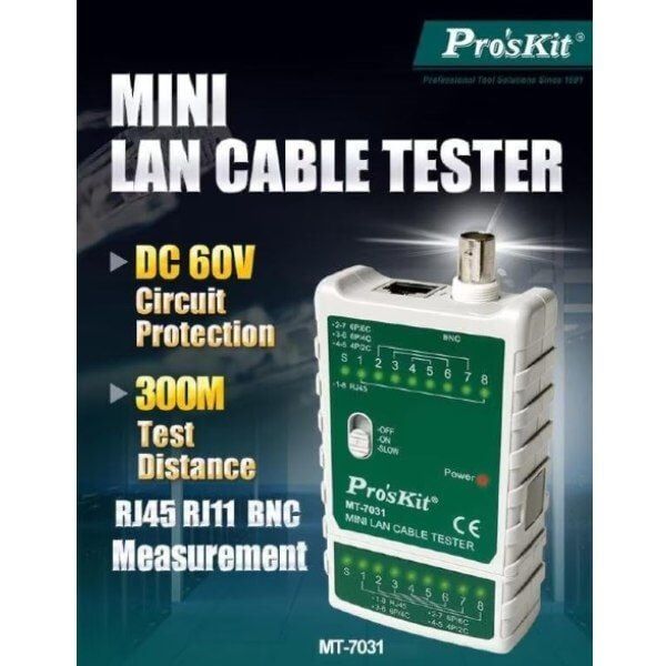 Proskit MT-7031 Kablo Test Cihazı