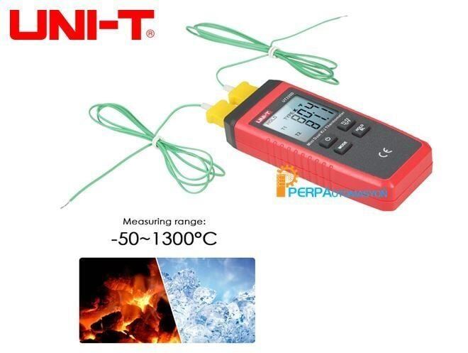 Unit UT320D Mini Dijital 2 Kanal Termometre