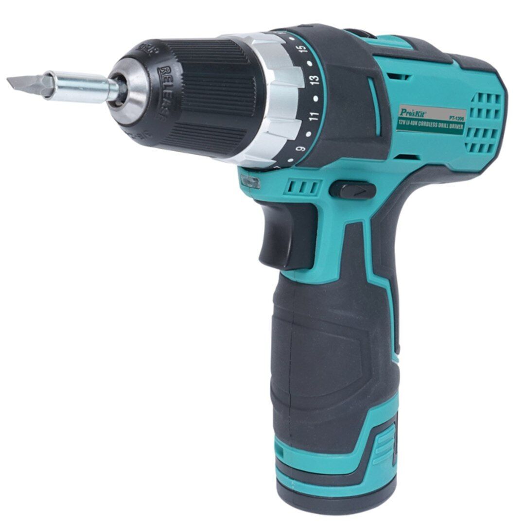 Proskit PT-1206F 12V Li-Ion Şarjlı Matkap Vidalama