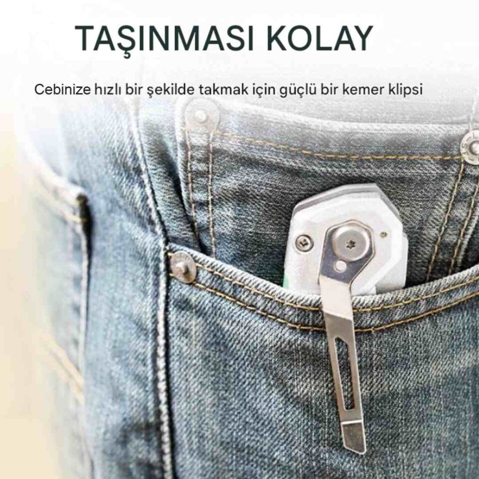 Proskit DK-2125 2'si 1 Arada Maket Bıçağı ve Şerit Metre