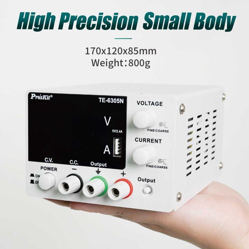 Proskit TE-6305NB 30V 5A Ayarlanabilir Dc Güç Kaynağı