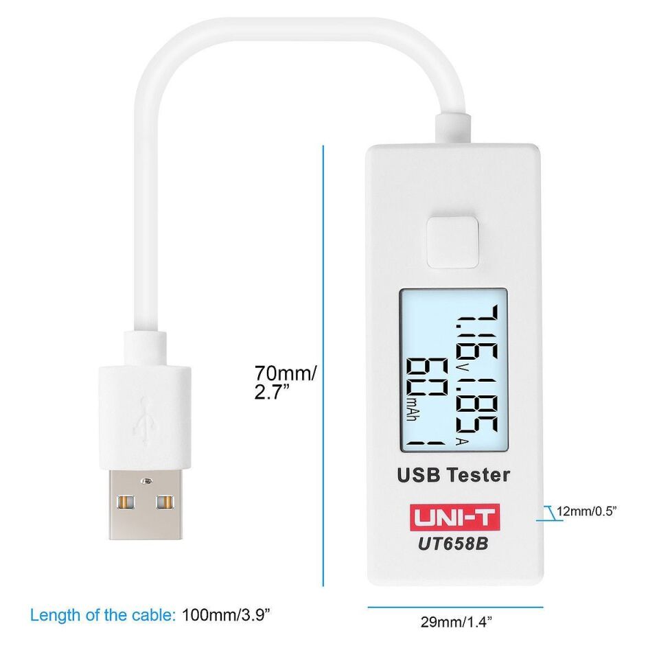 Unit UT658B Dijital USB Test Cihazı