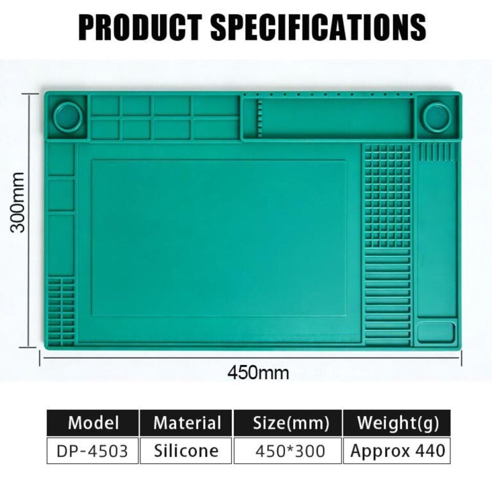 Proskit DP-4530 Isıya Dayanıklı Lehimleme Masa Matı