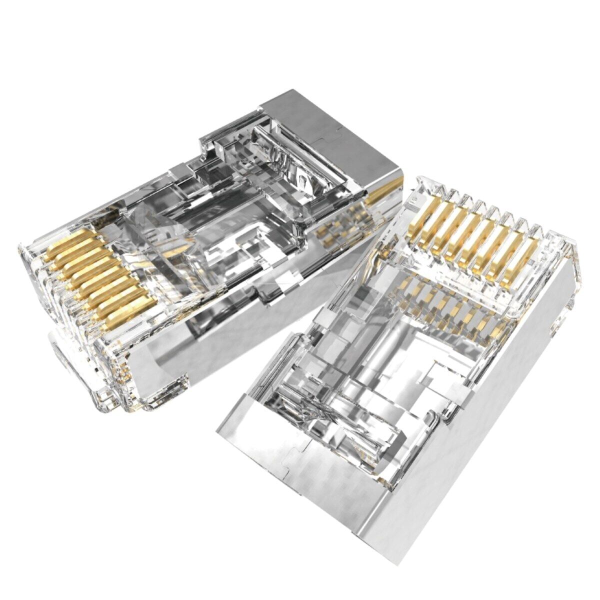 Proskit CN-PT50C6S 50'li Modüler Geçişli Korumalı CAT6 RJ45 Konnektör