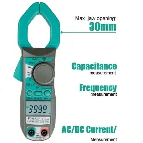 Proskit MT-3109 Ac/Dc 400A Dijital Pensampermetre Kalibrasyonsuz