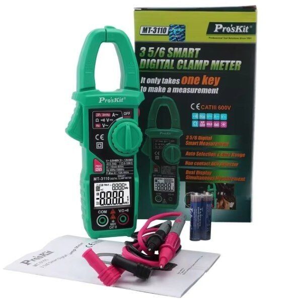 Proskit MT-3110 600A AC Akıllı Pensampermetre Kalibrasyonlu