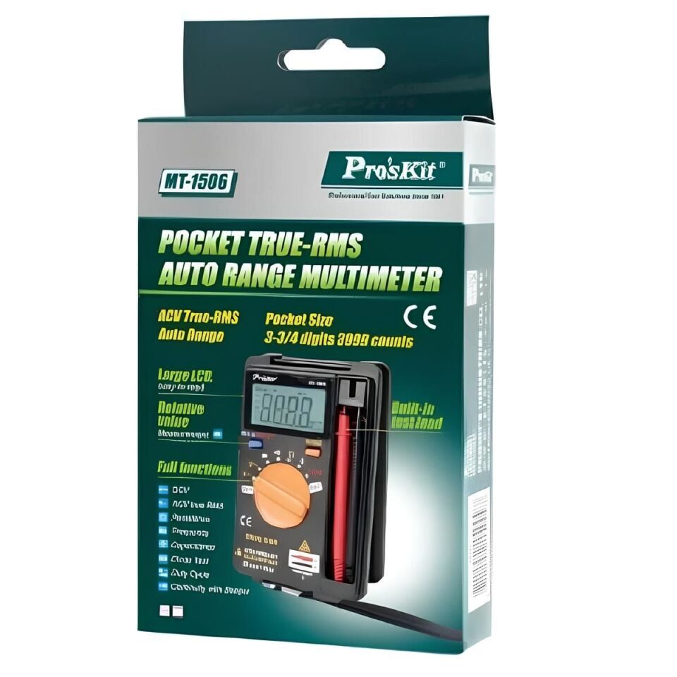Proskit MT-1506 Dijital Multimetre Kalibrasyonsuz