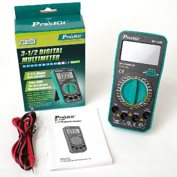 Proskit MT-1226 Dijital Multimetre Kalibrasyonlu