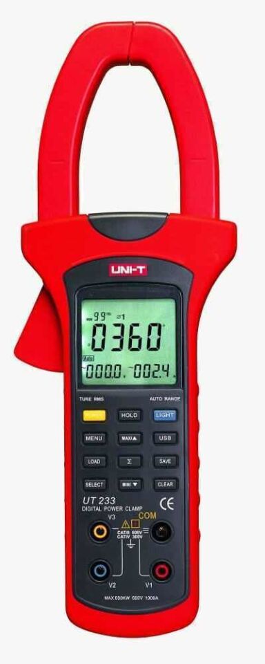 Unit UT233 True RMS Güç Ölçer Pensampermetre