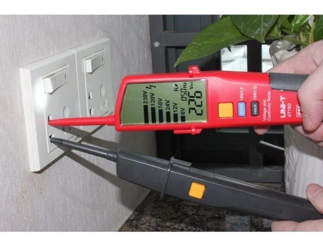 Unit UT18D LCD Ekran Voltaj Test Aleti