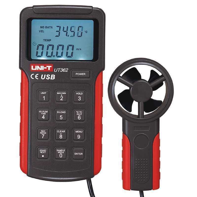 Unit UT362 Anemometre (Rüzgar Hızı ve Sıcaklık Ölçer)