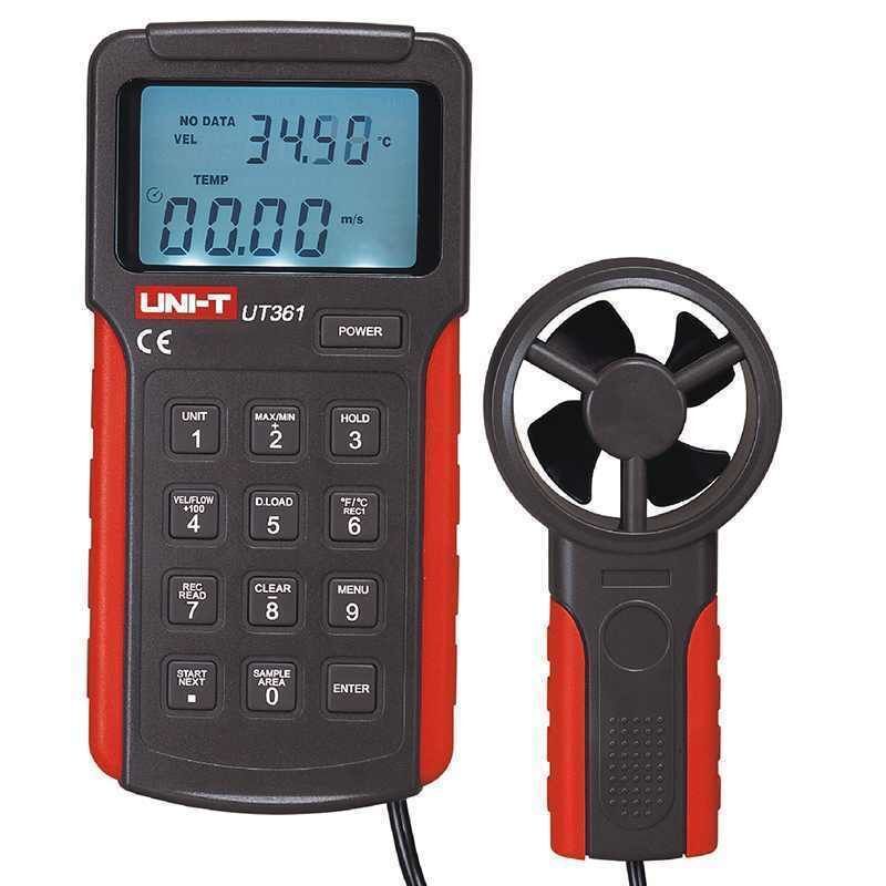 Unit UT361 Anemometre (Rüzgar Hızı ve Sıcaklık Ölçer)