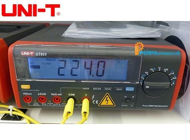 Unit UT803 Masa Tipi Dijital Multimetre