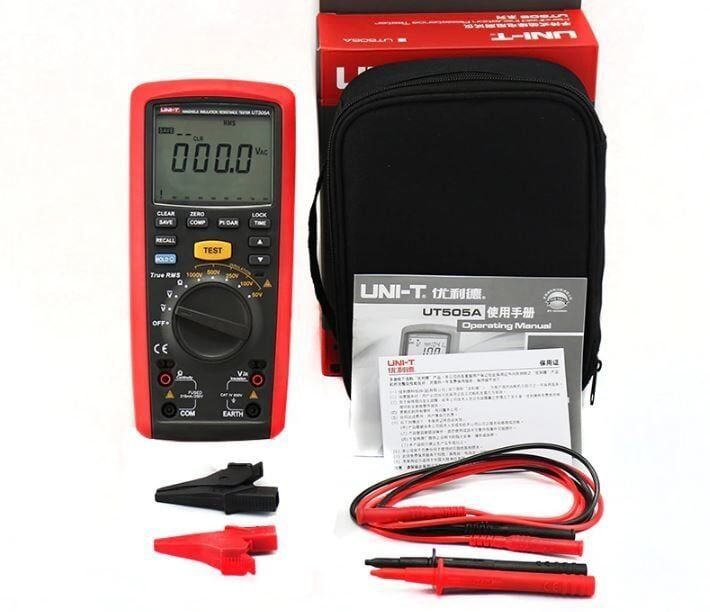 Unit UT505A Multimetre ve İzolasyon Direnci Test Cihazı