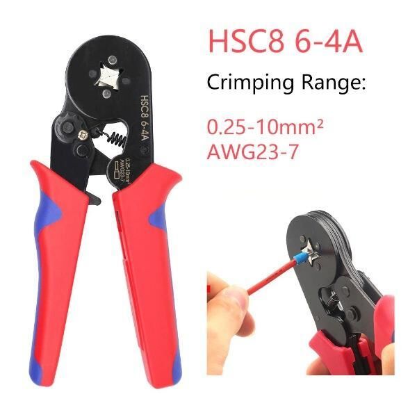 Hsc8 6-4A Terminal Yüksük Sıkma Pensesi (1200 Parça)