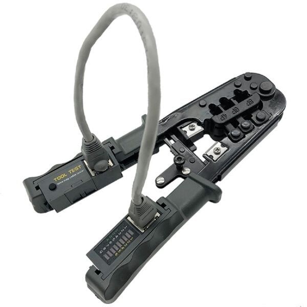 Çok Fonksiyonlu RJ45 RJ12 RJ11 Kablo Test Cihazı ve Sıkma Pensesi