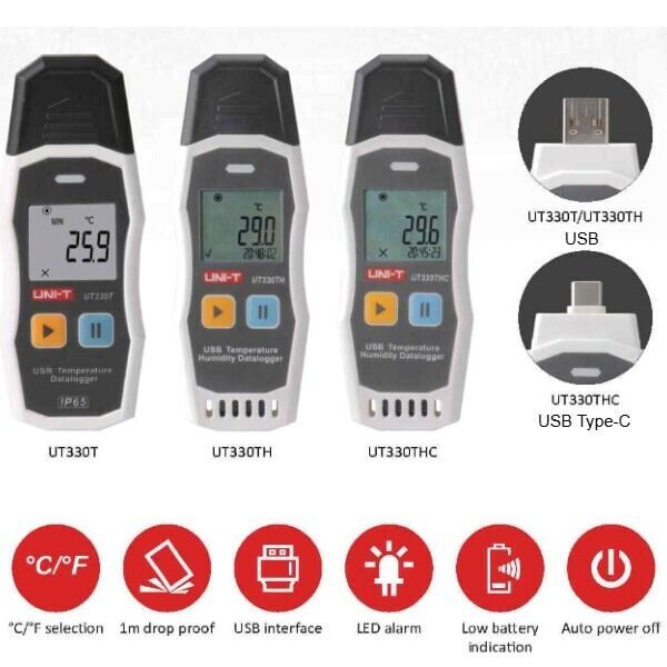 Unit UT330TH USB Datalogger