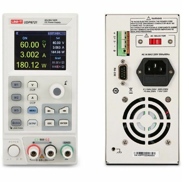 Unit UDP6721 60V 8A Programlanabilir Dc Güç Kaynağı