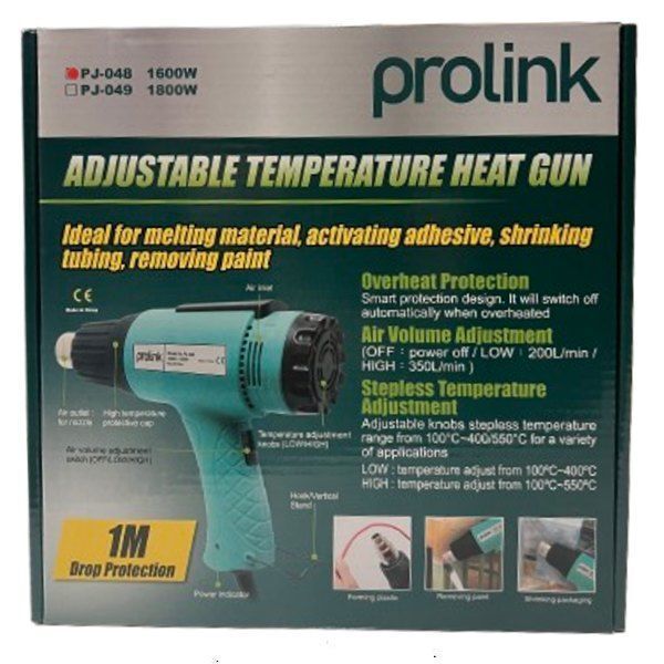 Prolink PJ-049 1800W Sıcak Hava Üfleme Tabancası