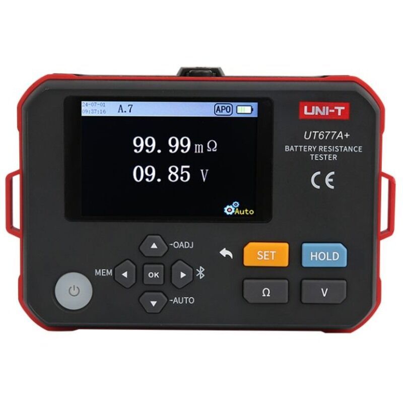 Unit UT677A+ Pil Dahili Direnç Test Cihazı