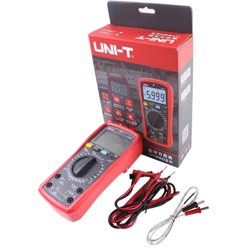 Unit UT890C True-RMS Dijital Multimetre Ölçü Aleti