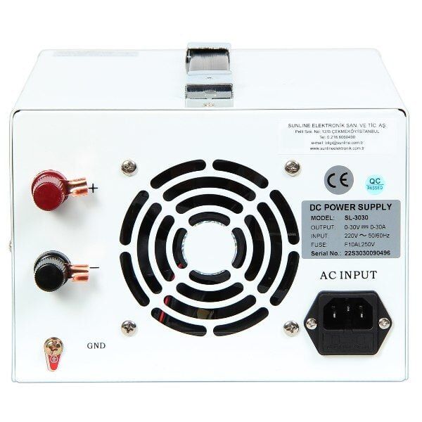 Sunline SL-3030S 30V 30A Ayarlanabilir DC Güç Kaynağı