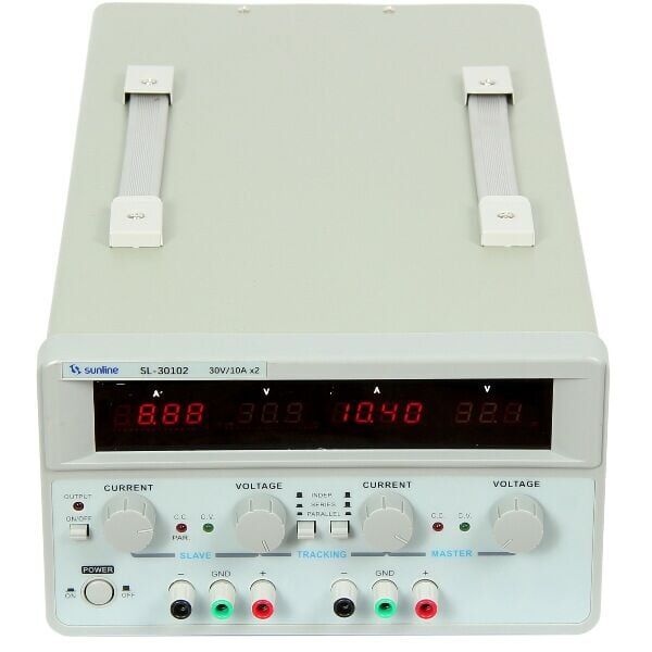 Sunline SL-30102 30V 10A Ayarlanabilir Çift Çıkışlı DC Güç Kaynağı