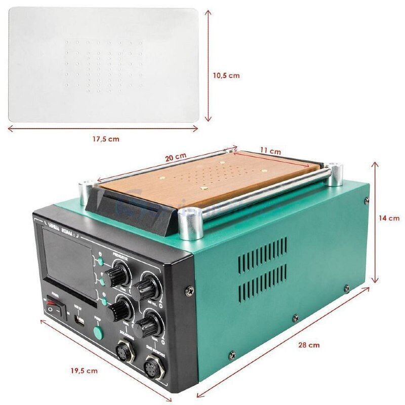 Prolink P-53 AAAII 3in1 Sıcak Hava Üflemeli Havya ve Lcd Ekran Ayırıcı