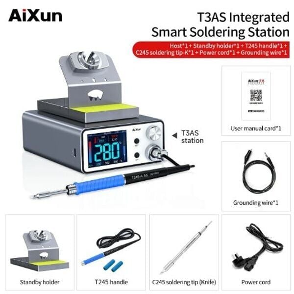 AiXun T3AS Akıllı Lehimleme İstasyonu 200W