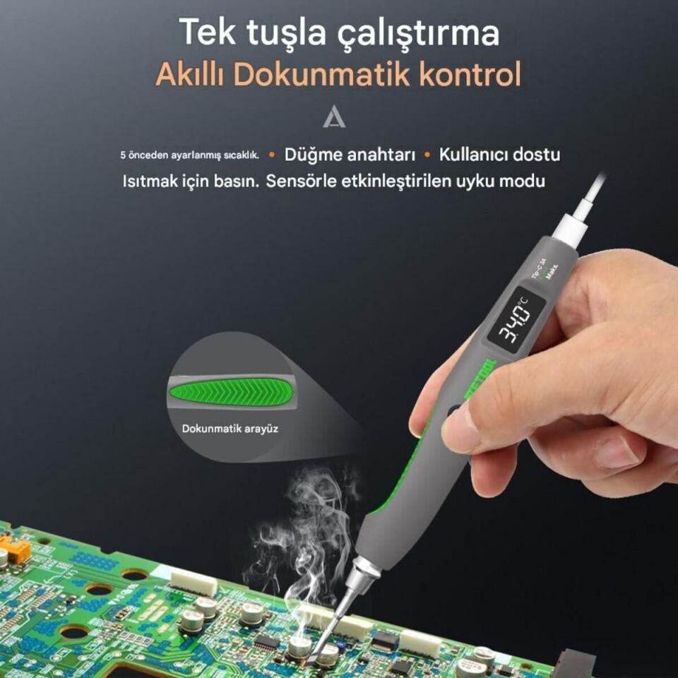 Atetool AE730D Akıllı Dokunmatik Usb Havya