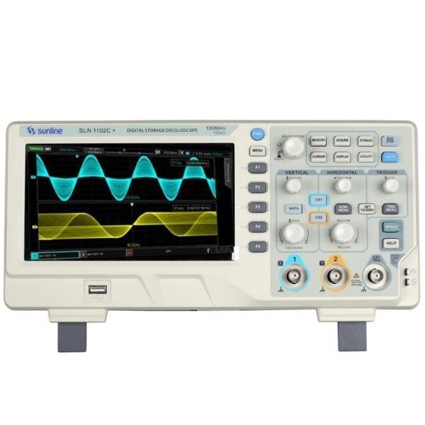 Sunline SLN1102C+ Çift Kanal 100MHz Dijital Osiloskop