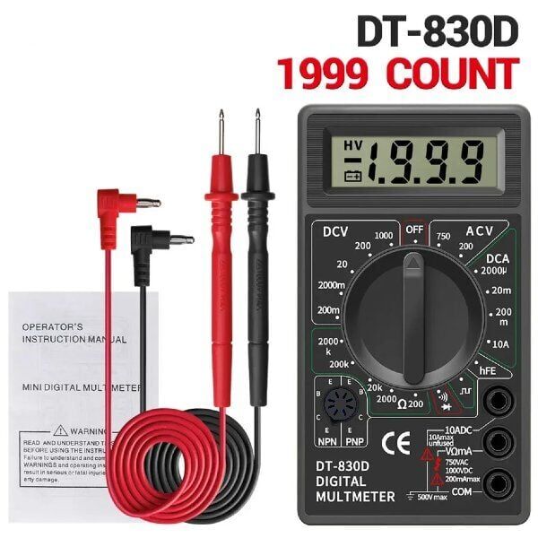 Sunline DT-830D Dijital Multimetre Ölçü Aleti