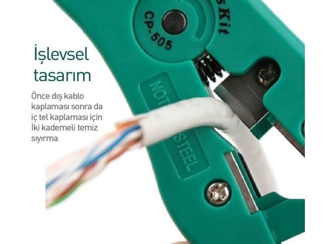 Proskit Cp-505 Koaksiyel Kablo Soyucu