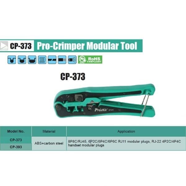 Proskit CP-373 Rj45-Rj1-Rj22 Sıkma Pensesi